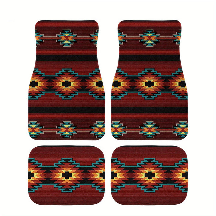 Vintage Car Foot Mat Carpet 4 Piece Set Stain Resistant Floor Mat TEMUFoot Mat Wholesale