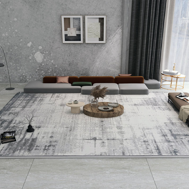 Carpet Living Room Modern Minimalist Bedroom Premium Light Luxury Custom Gray