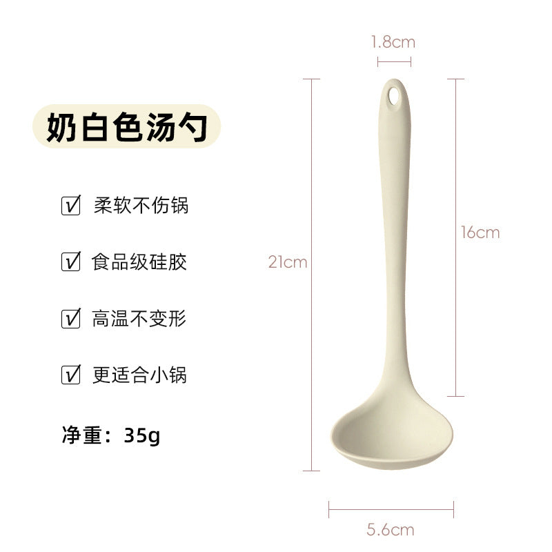 锅铲迷你硅胶铲小号婴儿宝宝辅食工具汤勺家用不粘锅炒菜铲子厨具