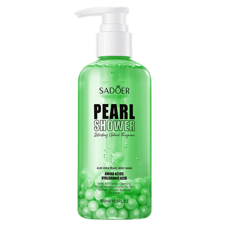 英文SADOER精致珍珠沐浴露Body soap清洁香氛沐浴乳跨境外贸批发