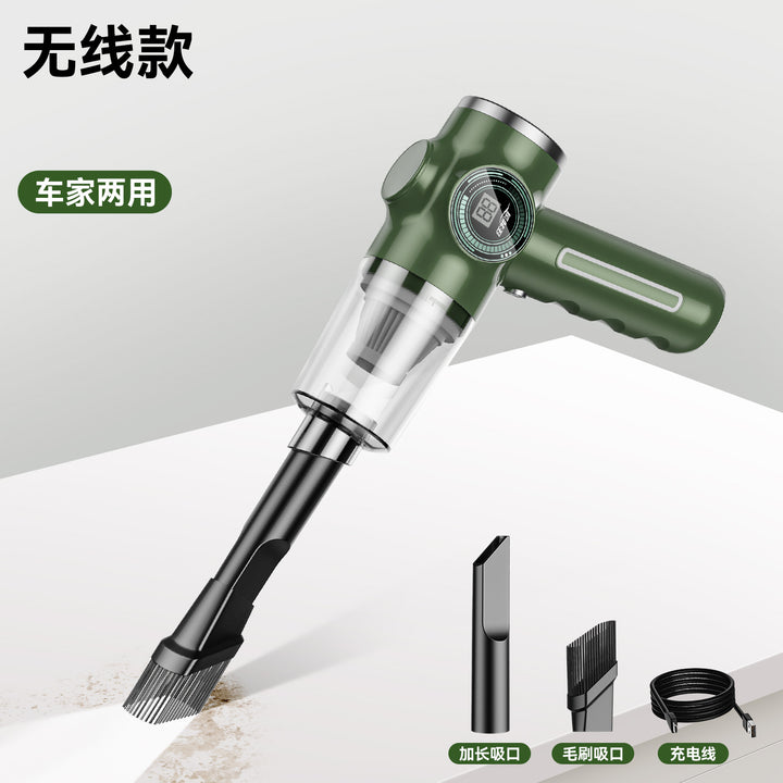 Cordless Car Vacuum – Handheld Mini with Battery Display