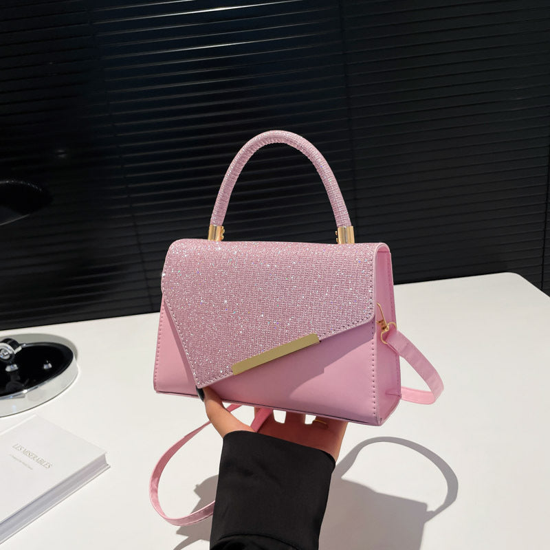 Unique Design Light Luxury Handheld Small Square Bag Fall/Winter New Fashion Versatile Shoulder Bag Styli