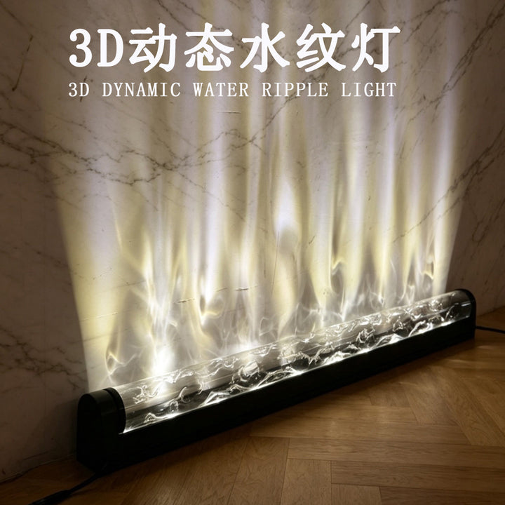 室内3D动态氛围水纹灯商业客厅装饰酒吧背景墙led灯投影灯洗墙灯