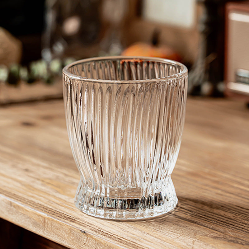 Creative Light Luxury Nordic Glass Cup Transparent Cup Coffee Cup Premium Design Home Water Cup