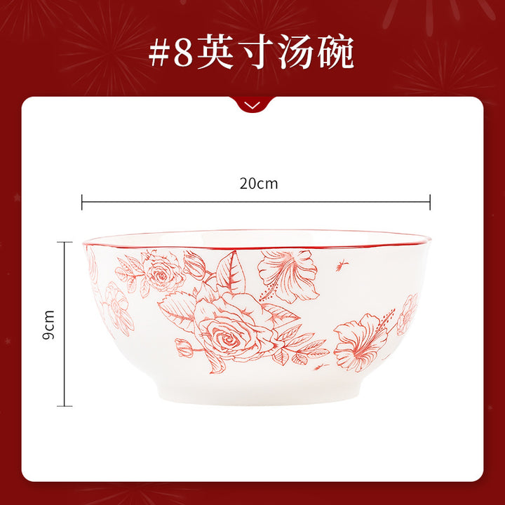 KANGMO Dinner Set New Year - Wedding Festive Tableware Gift Box