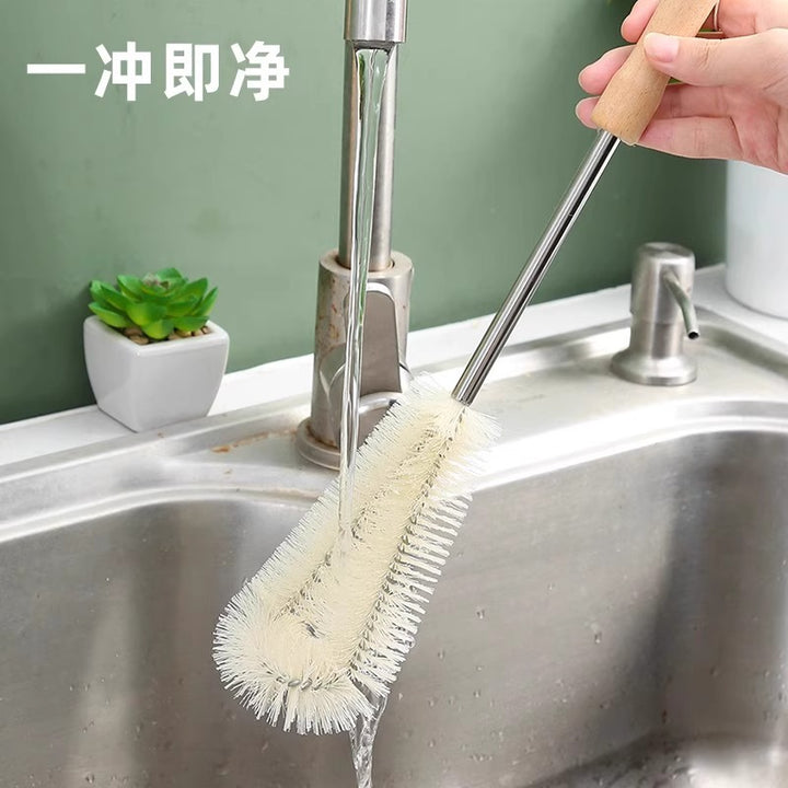 长柄杯刷套装厨房无死角清洁茶渍神器洗水杯瓶子暖壶的刷子奶瓶刷