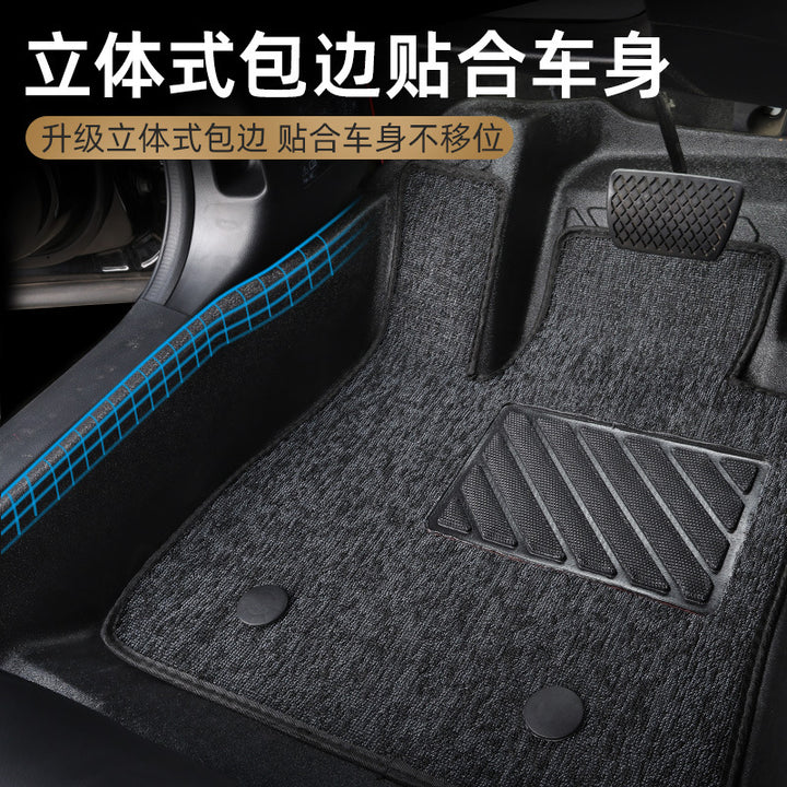 TPECar Foot Mat Special Eco Friendly Odorless Waterproof Durable Non Slip Cartpe Foot Mat