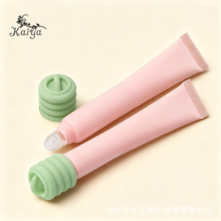 跨境定制Liquid Lipstick软管带硅胶套持妆不卡唇纹哑光丝绒唇釉