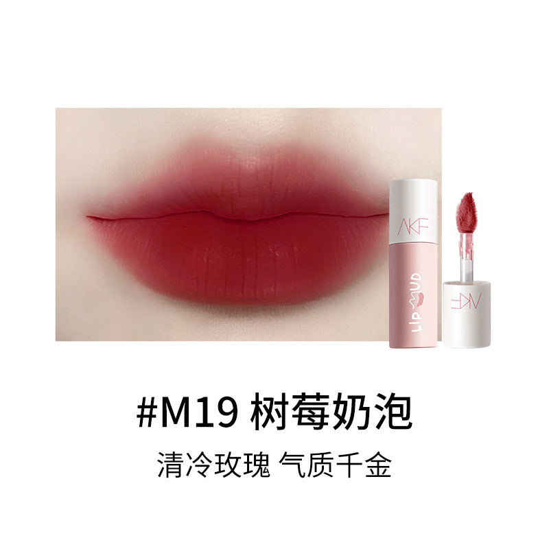 AKF Lip Mud Lipstick Women's Transfer-Proof Matte Lip Gloss