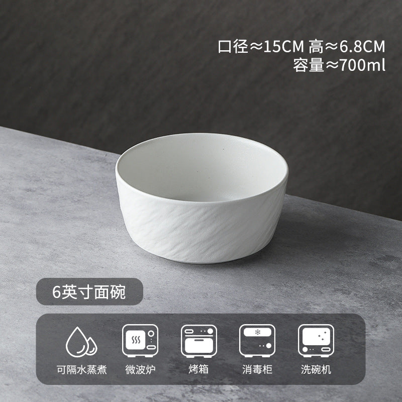 釉下彩餐具套装源头工厂定制2024新款高级感碗具轻奢碗碟套装家用