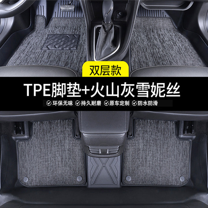 Universal TPE Car Floor Mat – Full Surround Odour-Free Waterproof Interior Pad