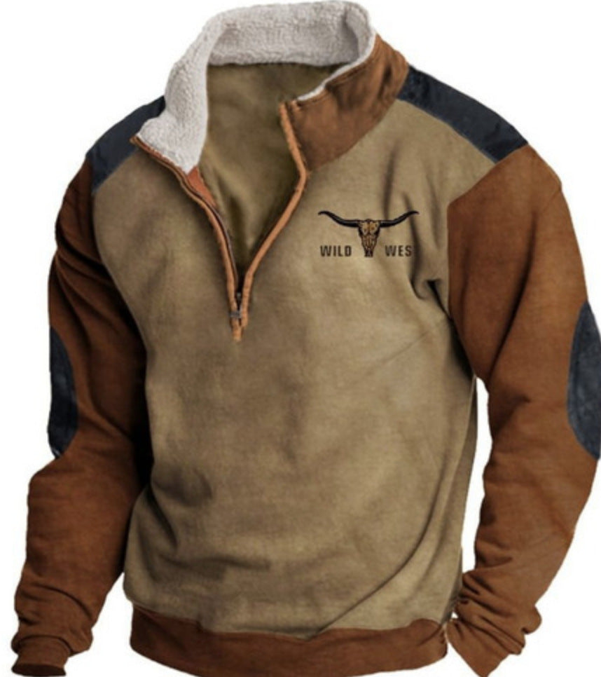 Spring Men's Long Sleeve Hoodie 3 d Casual Fashion Trendy