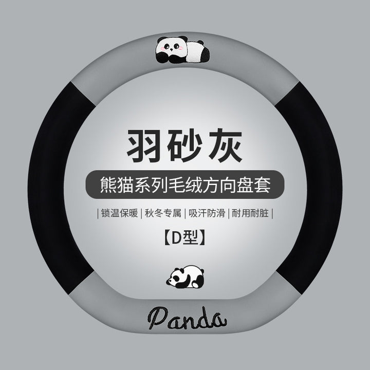 Car Steering Wheel Cover Winter Cat Cute Grip Cover Non Slip Cat TEMU