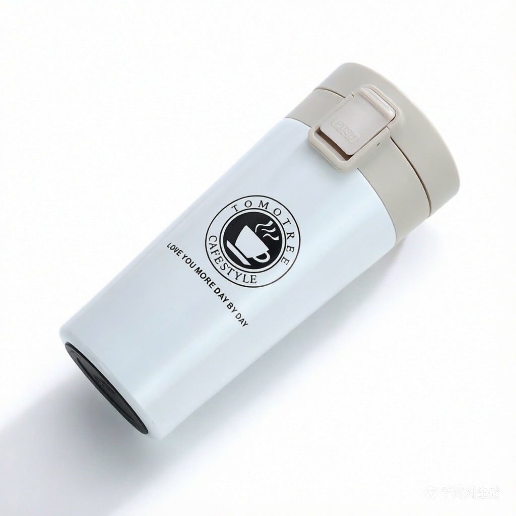 跨境二代咖啡杯304不锈钢保温杯真空水杯保冷礼品杯户外车载