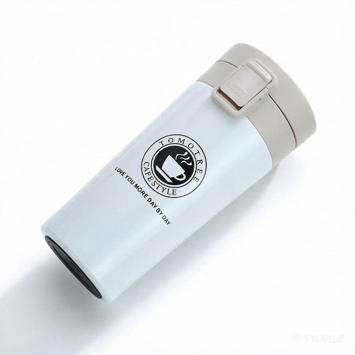 跨境二代咖啡杯304不锈钢保温杯真空水杯保冷礼品杯户外车载