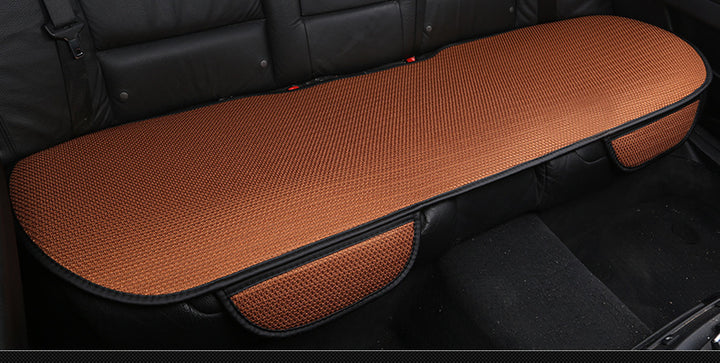 Ice Silk Cool Car Seat Cushion – 3-Piece No-Backrest Breathable Non-Slip Single Pad