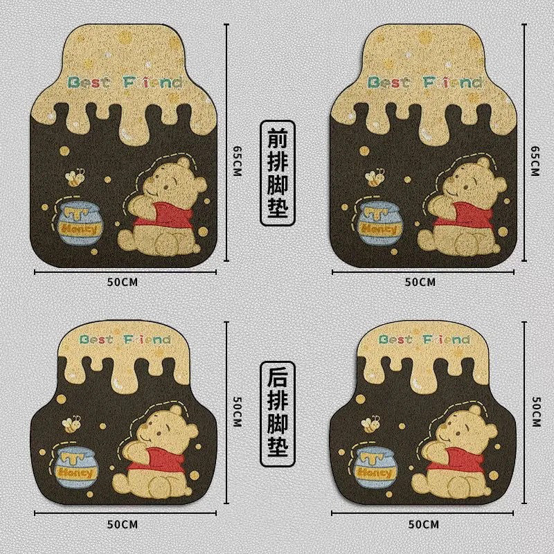 通用汽车丝圈脚垫子装饰车内车垫单片防脏地毯后排脚踏垫现货批发