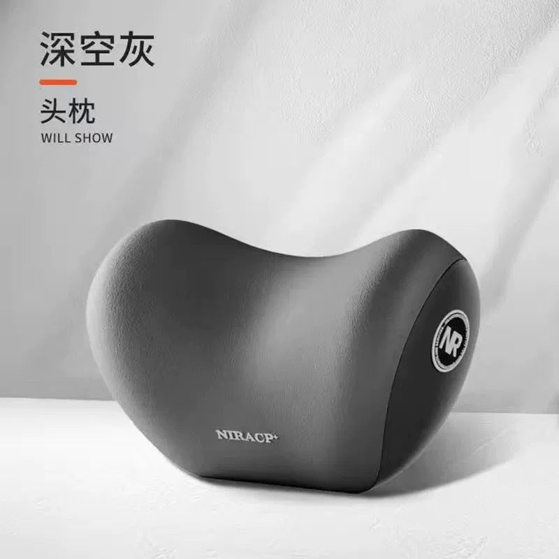 汽车头枕和腰枕颈枕记忆棉护颈腰靠车用套装颈椎护腰高级感