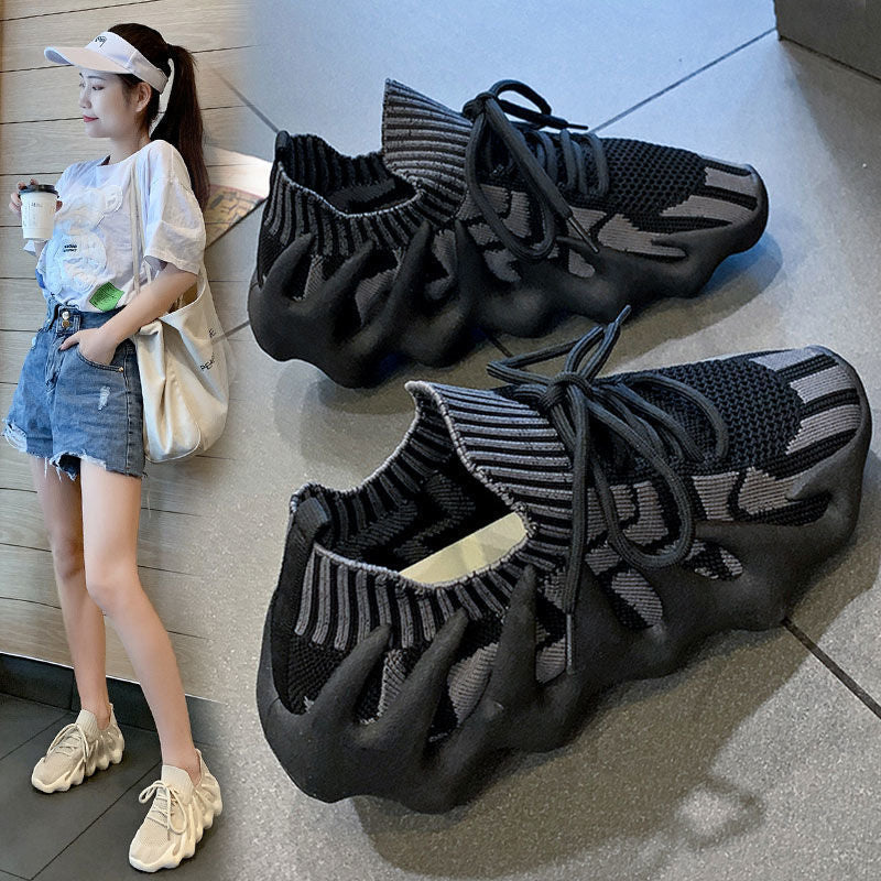Women Shoes New Summer Sneakers Breathable 450 Casual Shoes Korean Style Running Shoes Women