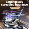 Solar Plane Car Air Freshener – Cute Airplane Aromatherapy Dashboard Ornament