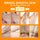 Lemon Yellow Gentle Wax Strips – Mild Non-Irritating Disposable Hair Removal Wax Paper