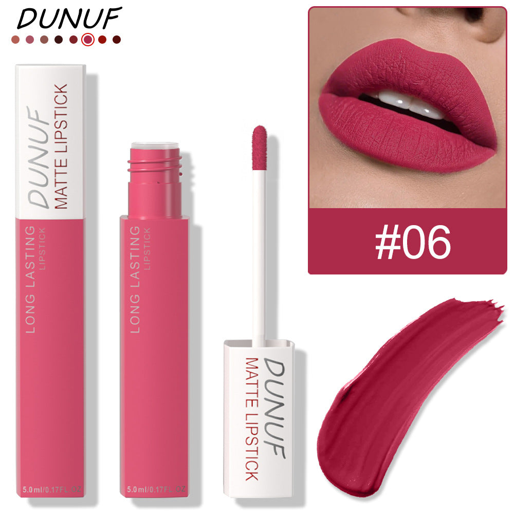 DUNUF 8色哑光防水持久唇彩 注意查看!链接免责申明