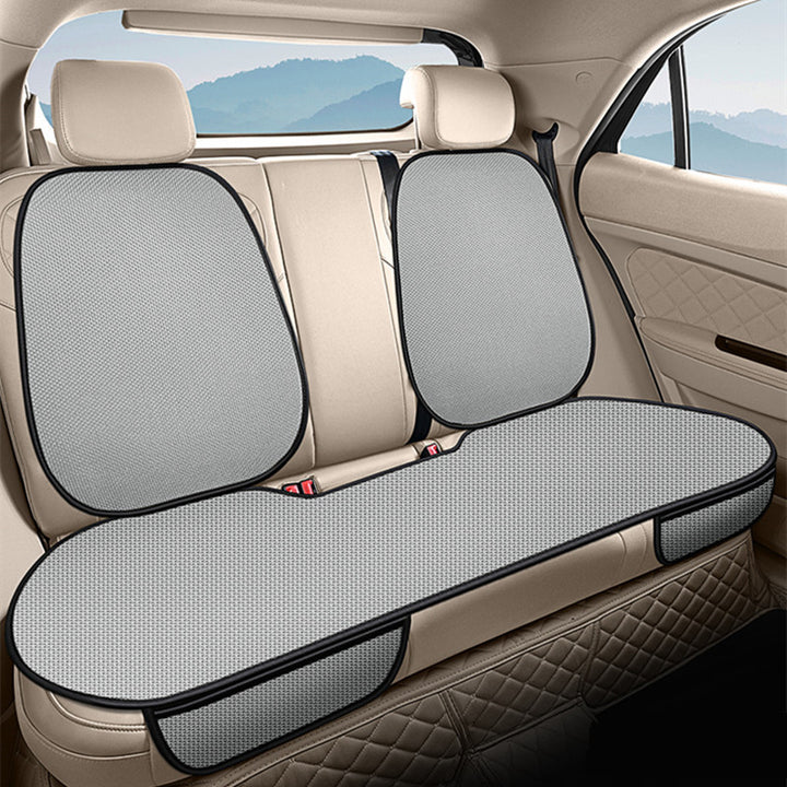Ice Silk Breathable Car Seat Cushion – 3-Piece Four Season Universal Cool Pad