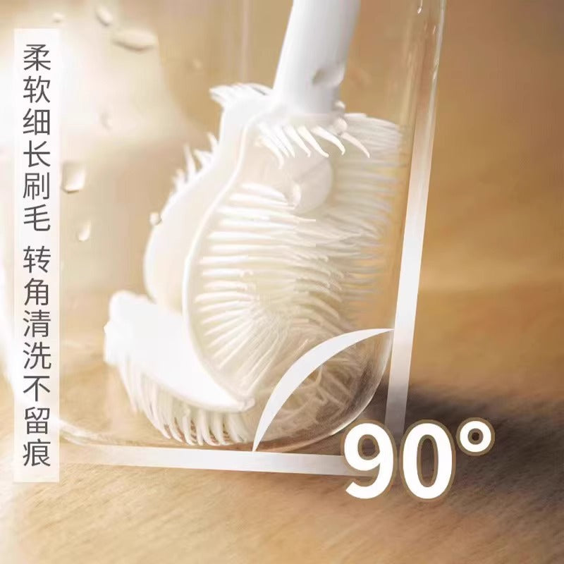 长柄硅胶杯刷洗杯子专用刷子奶瓶刷清洁刷无死角杯刷水杯清洗神器