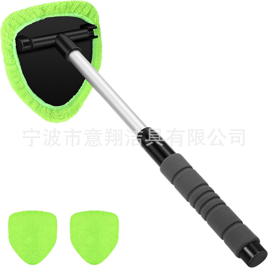 汽车挡风玻璃擦清洁刷除雾车窗刷超细纤维洗车玻璃窗刮伸缩杆跨境