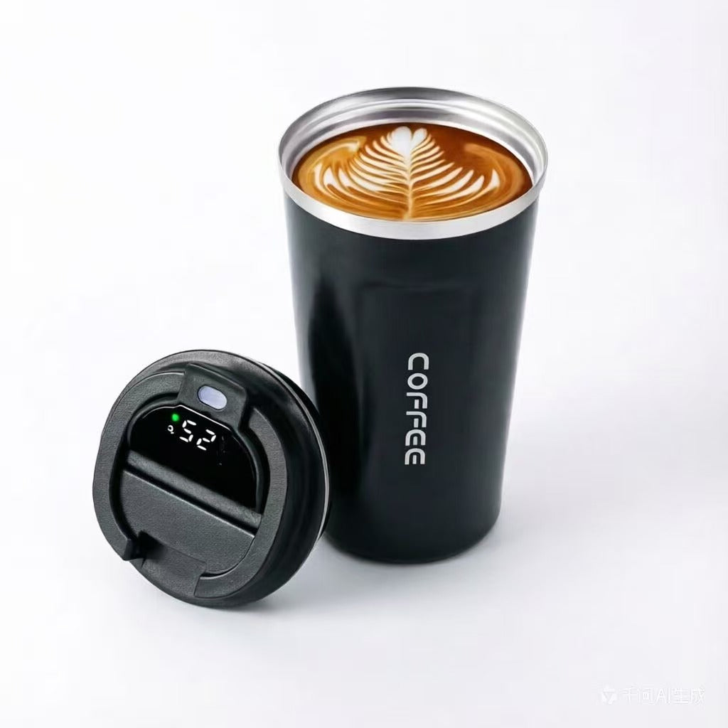 跨境二代咖啡杯304不锈钢保温杯真空水杯保冷礼品杯户外车载