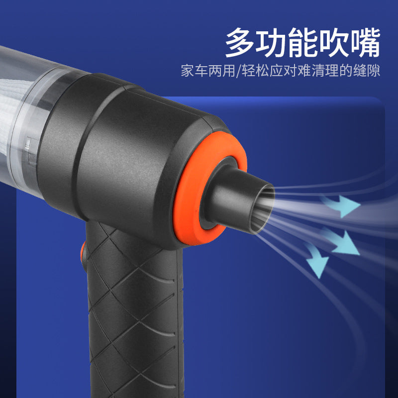 New Car Household Mini Vacuum Cleaner – Blow & Suction Cordless Handheld