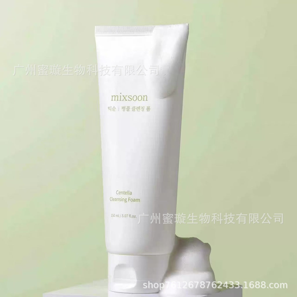 跨境韩国mixsoon大豆精华液补水保湿面霜滋润冰川水洗面奶卸妆油