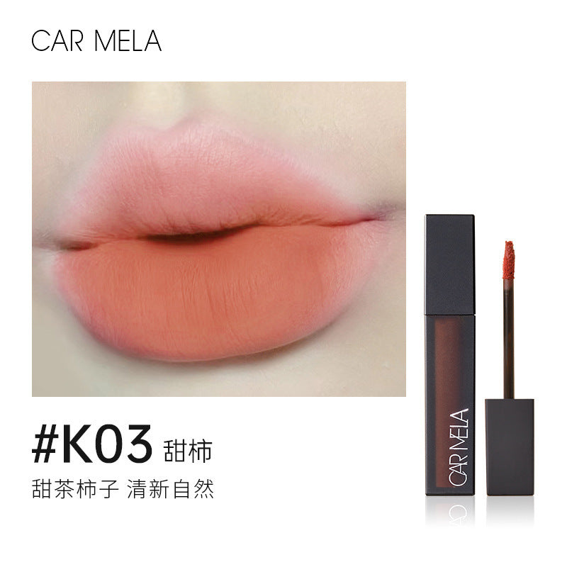 CARMELA卡梅拉文艺复兴口红显白柔雾哑光不沾杯持妆正红唇泥唇釉