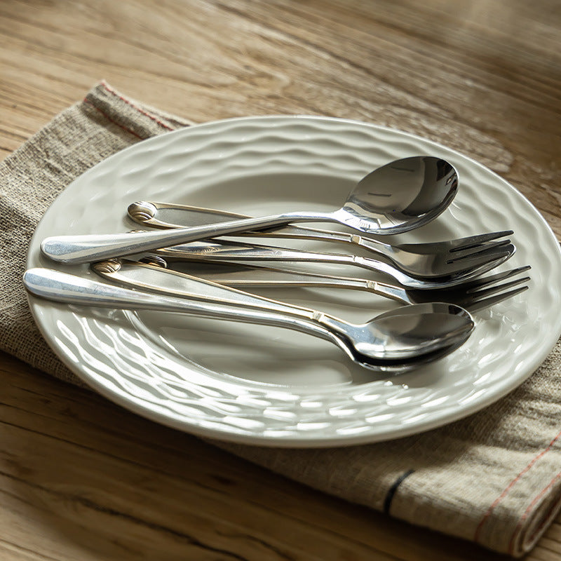 Vintage Minimalist Spoon Stainless Steel Tableware Spoon Spoon Spoon Spoon Wholesale