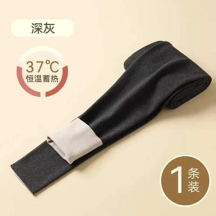 绵羊毛保暖裤女士加绒秋冬高级感蚕丝秋裤德绒高腰打底裤大码高端
