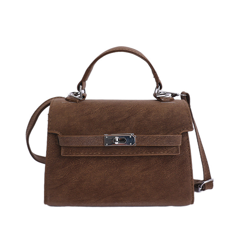 Large Capacity Casual New Trendy Fashion Texture Crossbody Handheld Small Square Bag Women