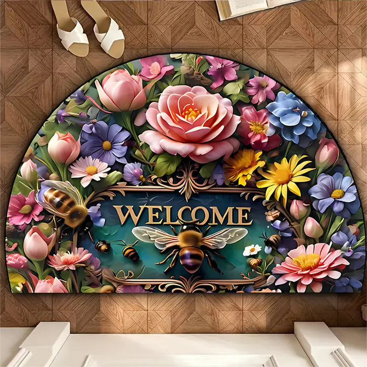 temu Vintage Floor Mat Entryway Entryway Stain Resistant Floor Mat