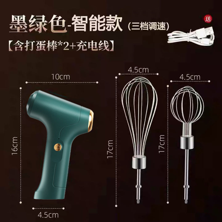 家用烘焙无线手持电动打蛋器打发奶油搅拌厨房烘焙小工具蛋清打发