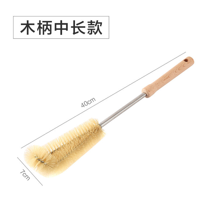 长柄杯刷套装厨房无死角清洁茶渍神器洗水杯瓶子暖壶的刷子奶瓶刷