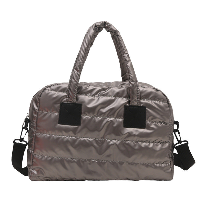 Cotton Fashion Casual Single Shoulder Crossbody Handheld Tote Women's Bag Winter New Large Capacity Fashio