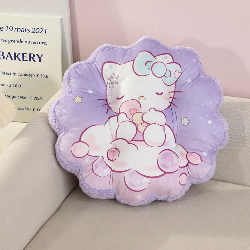 Cute Seat Cushion Office Student Flower Seat Cushion Winter Women