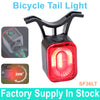600mAh IP66 Bicycle Tail Light Bike Lights Rear Lamp
