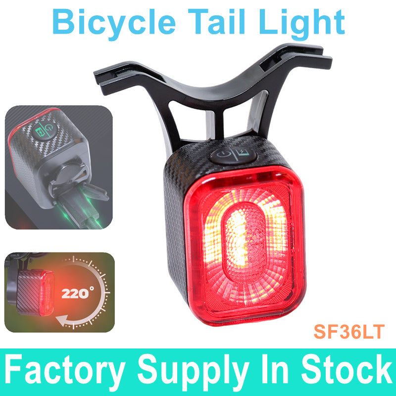 600mAh IP66 Bicycle Tail Light Bike Lights Rear Lamp