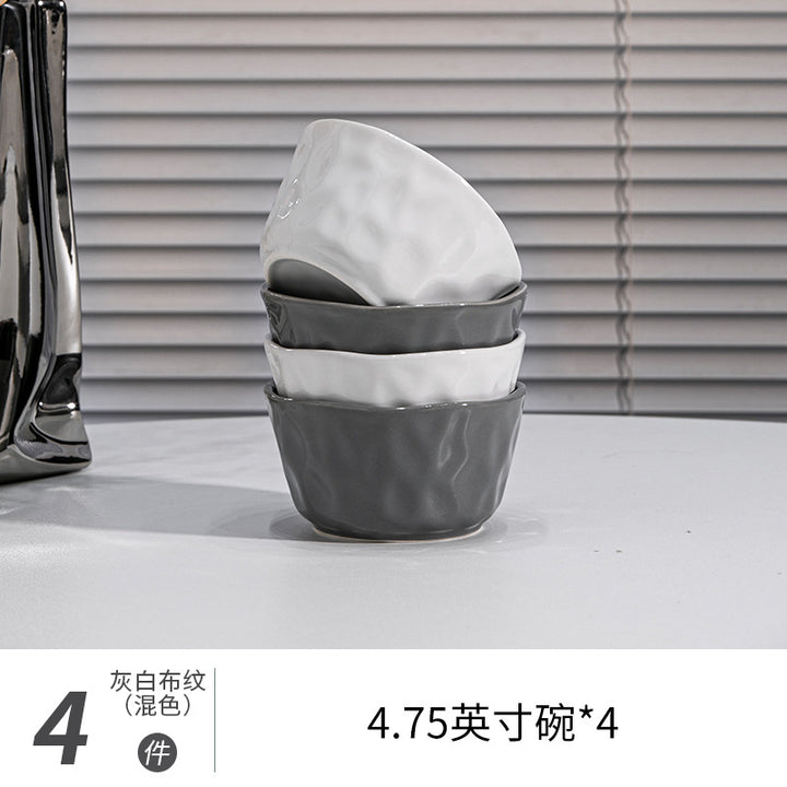 釉下彩碗碟套装家用北欧ins风碗盘碗具碗筷2026新款高级感简约餐