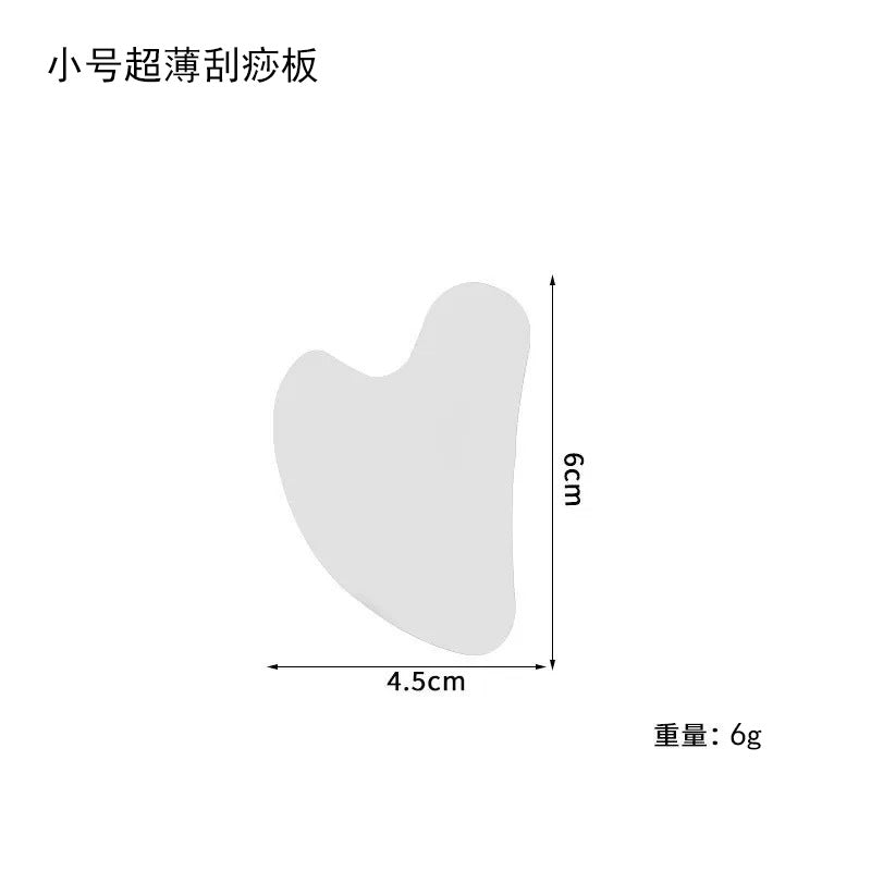 工厂直销不锈钢刮痧板心形刮痧板手部脸部刮痧按摩美妆美容工具