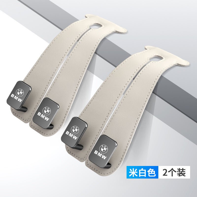 适用宝马x5/x3/x1三系五系530/i3/4系车载挂钩座椅后背双挂钩配件