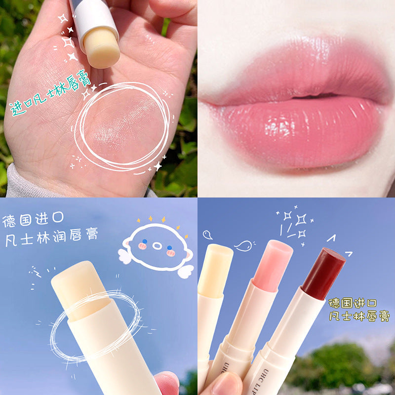 凡士林变色润唇膏保湿补水女学生款唇膜防干裂口红打底无色口油