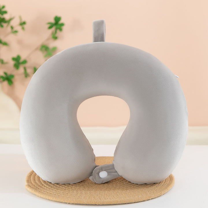 Memory Foam U Neck Pillow Travel Gift Logo