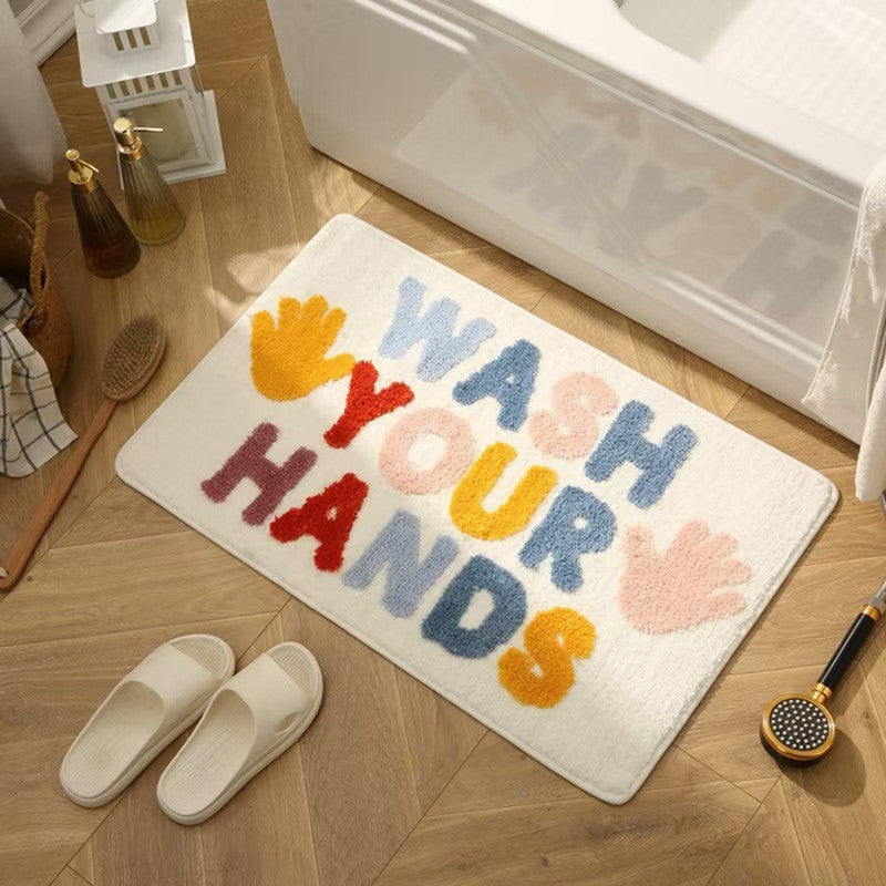Creative Floor Mat Non Slip Durable Foot Mat Entryway Entryway Cleanse Door Mat