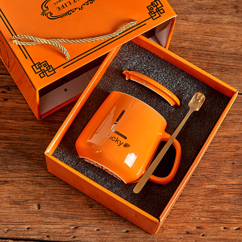 Cute Custom Souvenir Gift Set Ceramic With Gift Mug Gift Box